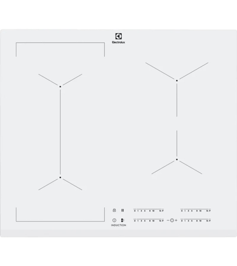 ჩასაშენებელი ელექტრო ზედაპირი  EIV63440BW  4-იანი  INDUCTION  თეთრი   Electrolux 
