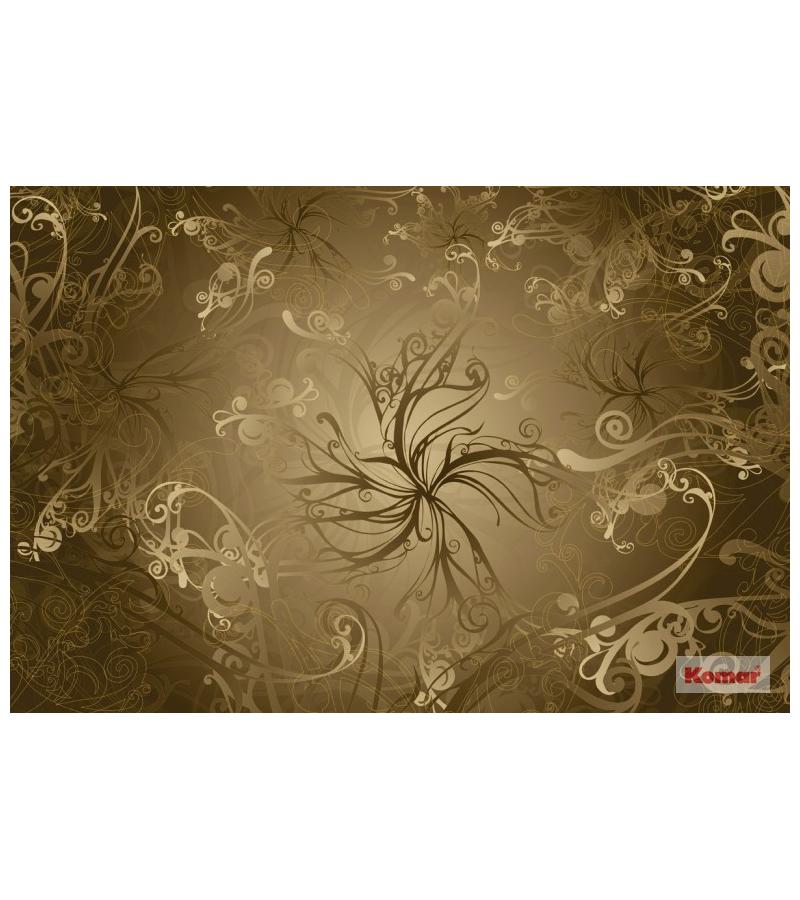 Photo wallpaper 368x254cm (8 panels) Gold 8NW-703 dark. KOMAR