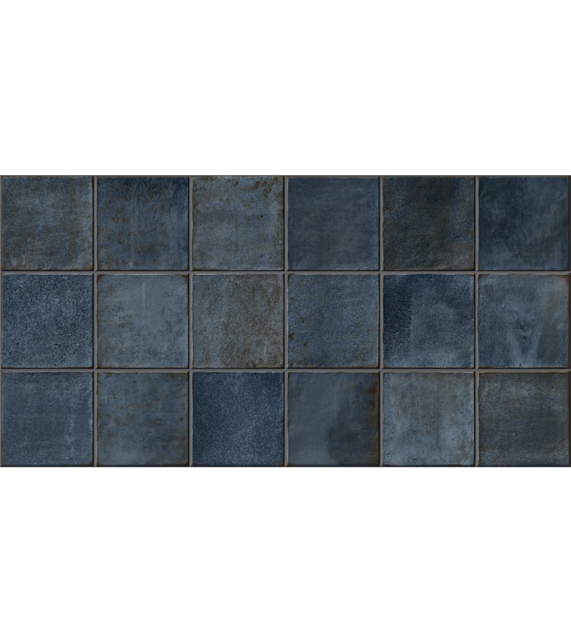 კერამოგრანიტი  EASY BLOCK BLUE  32*62.5    მწარ. MIKONOS MOSAIC SL