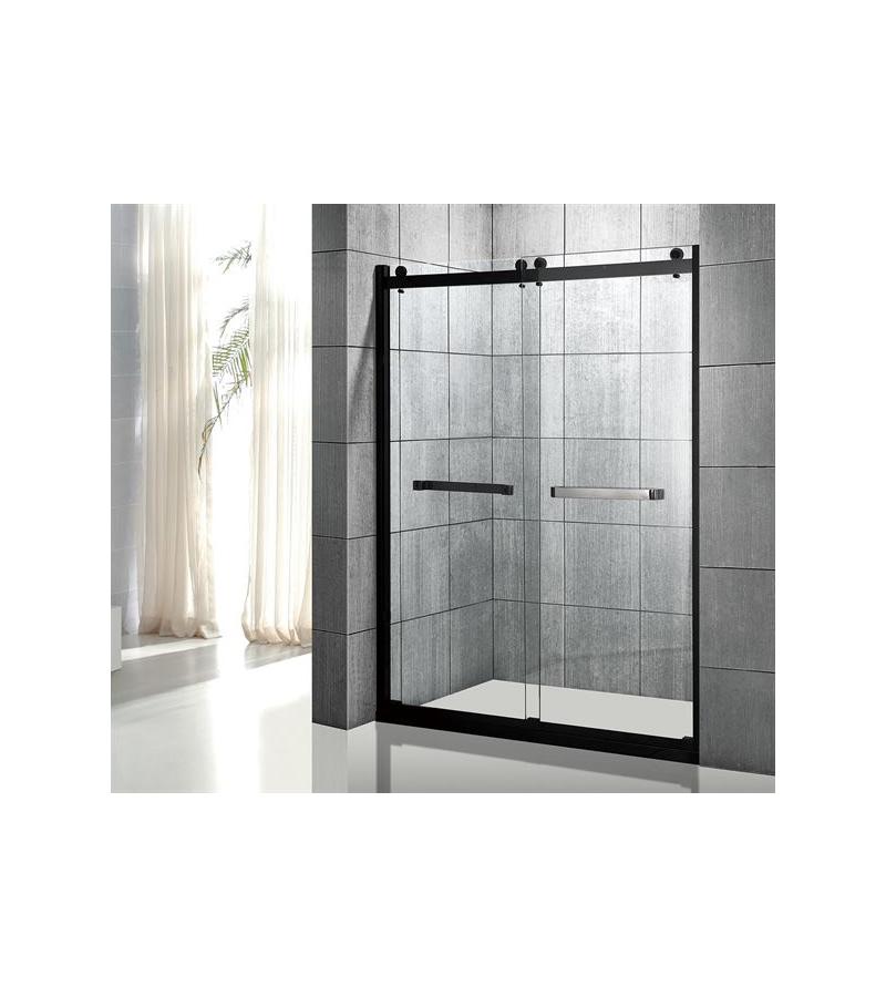 საშხაპე კაბინის მინის კომპლ.  PF-99  ზომა. 120*200 სმ  შავი  Aokelya