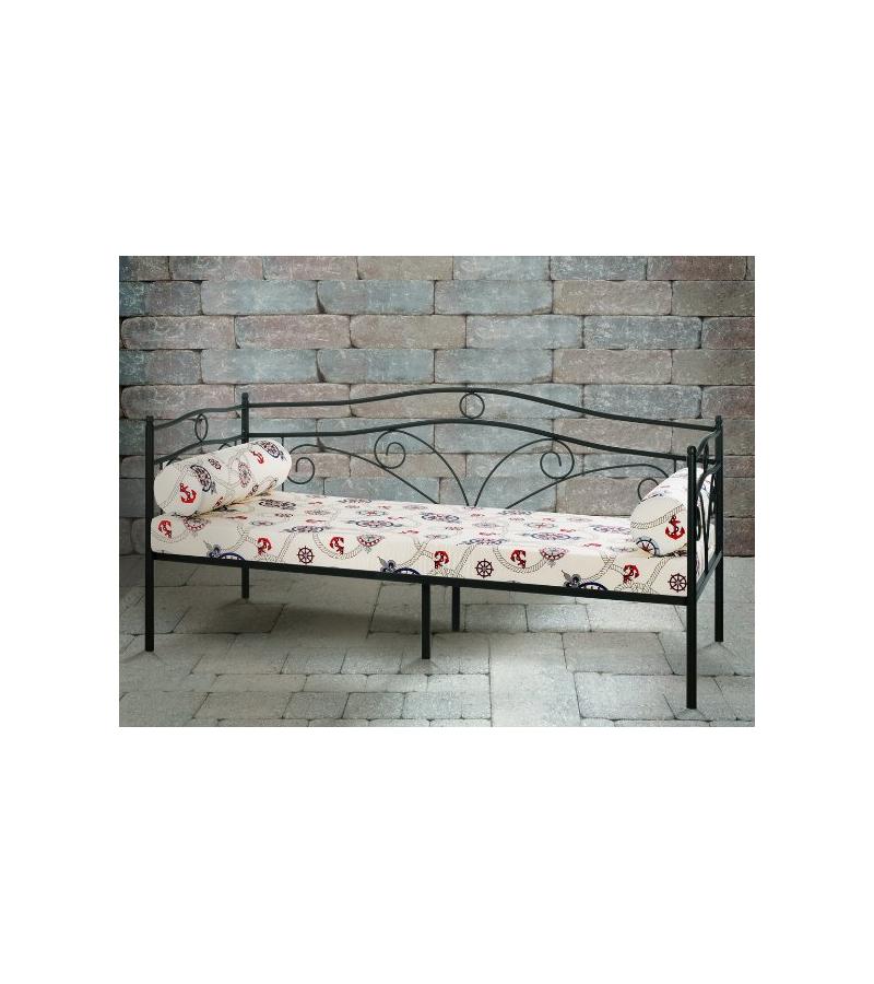 ლითონის საწოლი  DAYBED  ზომა. 90*200 სმ  ფერი. SIYAH    მწარ.  SEFES 