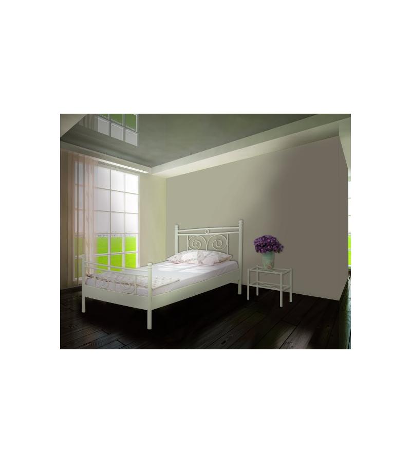 ლითონის საწოლი  DENISE  ზომა. 90*200 სმ  ფერი. SIYAH    მწარ.  SEFES 