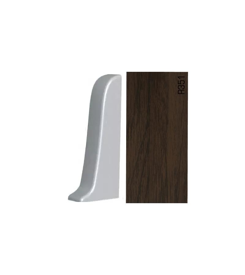 пластик Плинтус APOLLO GLOSS - левый торец R-351 глянец