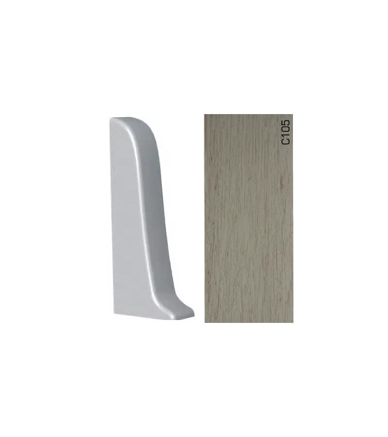 пластик Плинтус APOLLO GLOSS - правый торец C-105 глянец