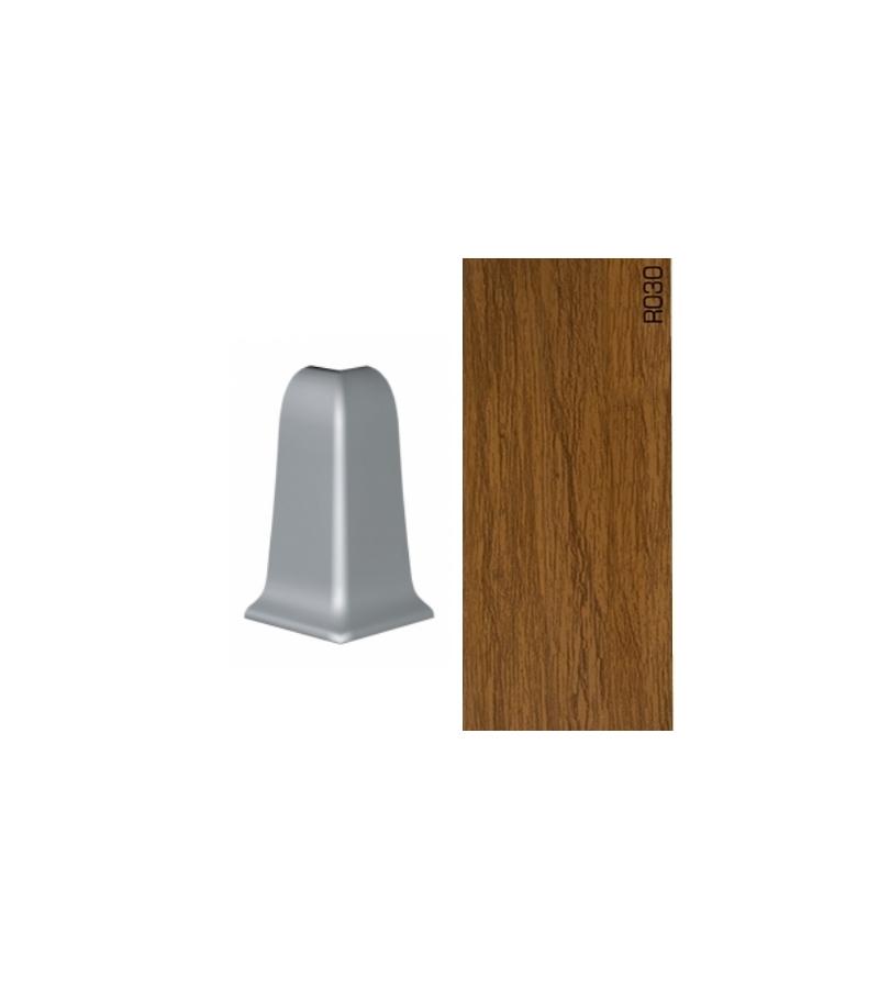 Плинтус пластиковый APOLLO - внешний угол R-030 Matov