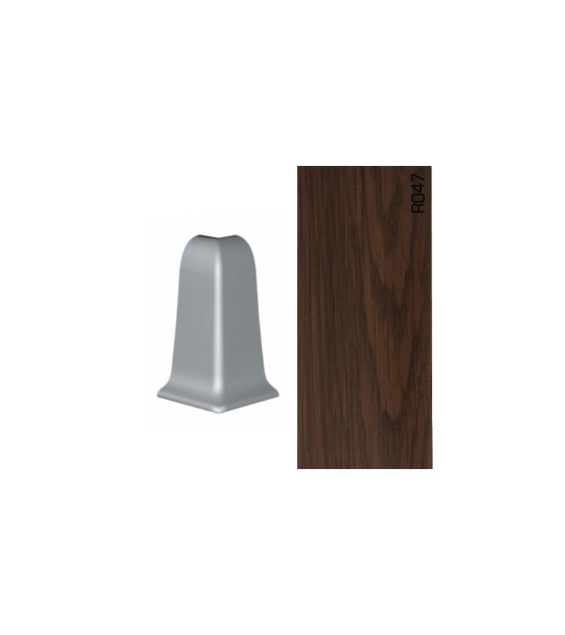 Плинтус пластиковый APOLLO - внешний угол R-047 Matov