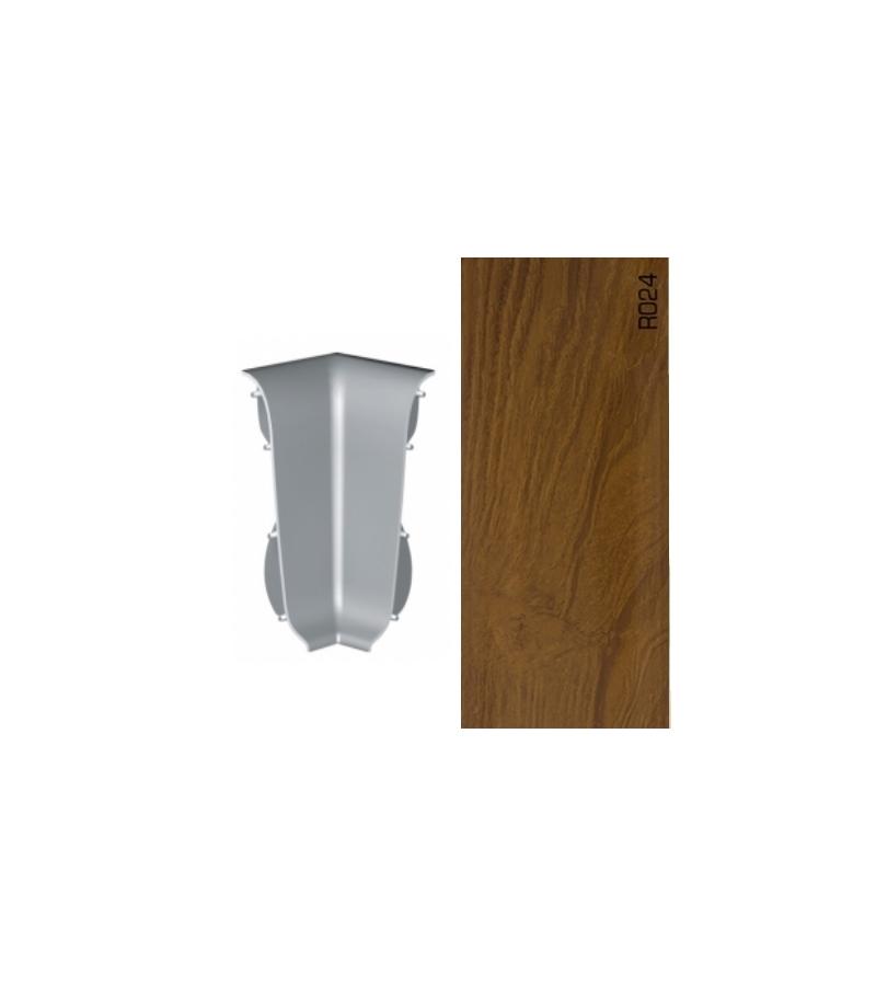 Плинтус пластиковый APOLLO - внутренний угол R-024 Matov