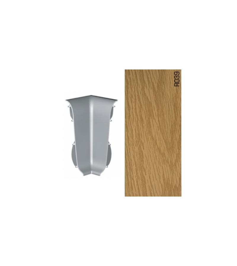 Плинтус пластиковый APOLLO - внутренний угол R-039 Matov