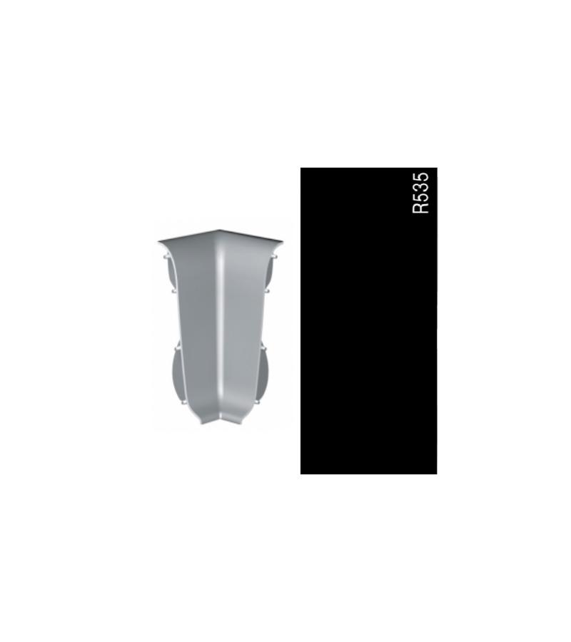 Плинтус пластиковый APOLLO - внутренний угол R-535 Matov