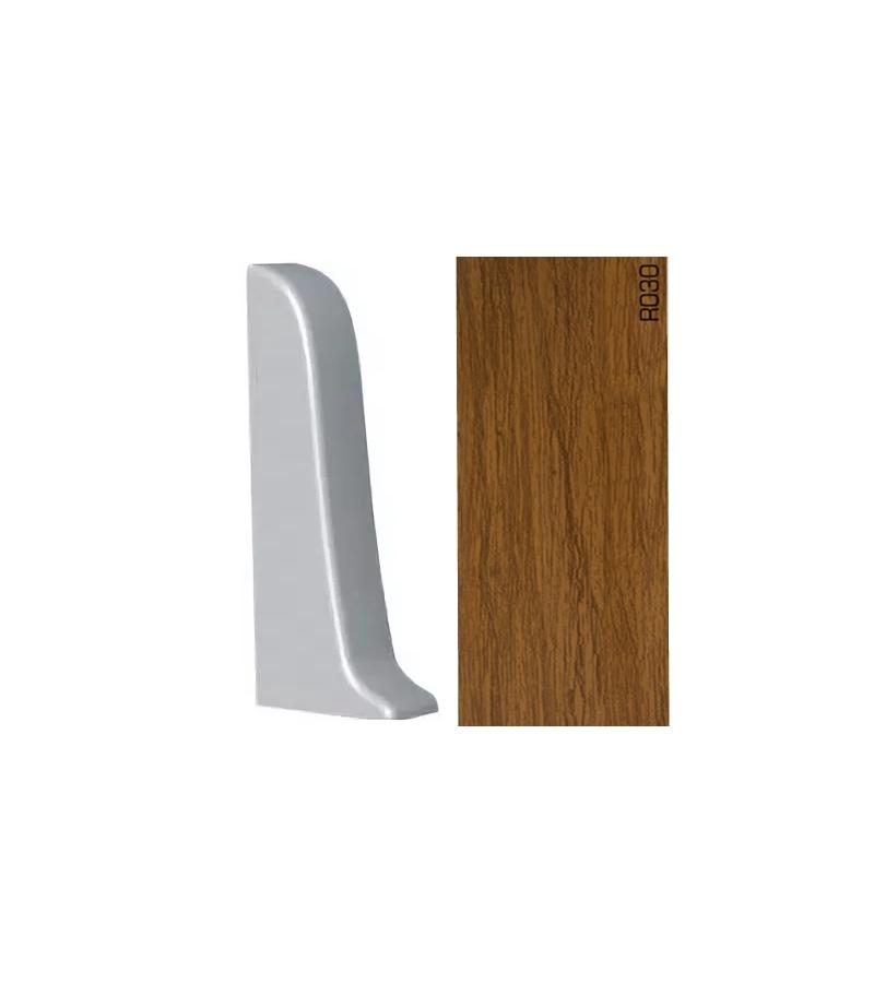 Плинтус пластиковый APOLLO - правый конец R-030 Matov
