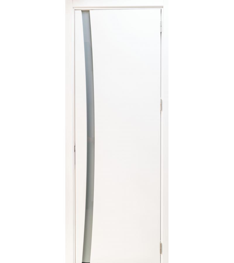 კარი მინით შეღებილი მდფ  V1-007L  ზომა. 219*87*22სმ  ფერი. MAT BEYAZ LAKE   მწარ. VIENA