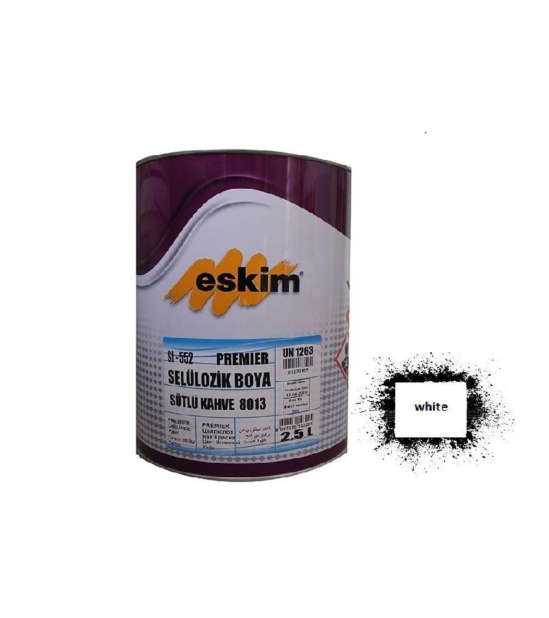 Paint Eskim Cellulozik Paint (9019) white 0.75 l