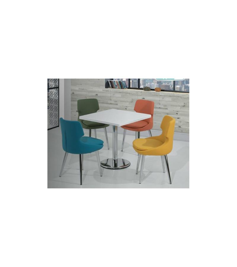 სკამი  NISA KAFE  S62  ფერი. TURUNCU    მწარ.  DENGEMA 