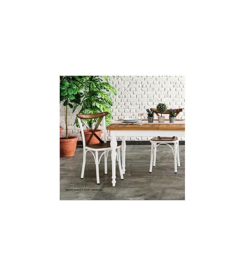 Chair CAPRAZ color. BEYAZ is bitter. PARLAYAN KOC