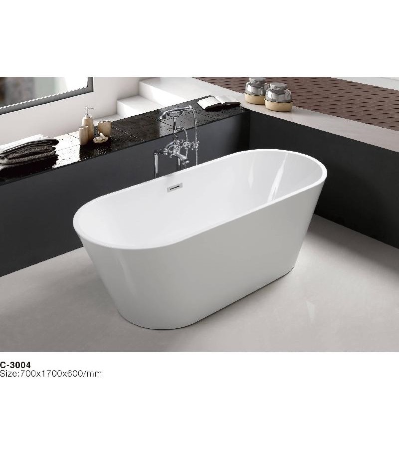 პლასტმასის აბაზანა  C-3004  ზომა. 70*170*60 სმ Aokelya