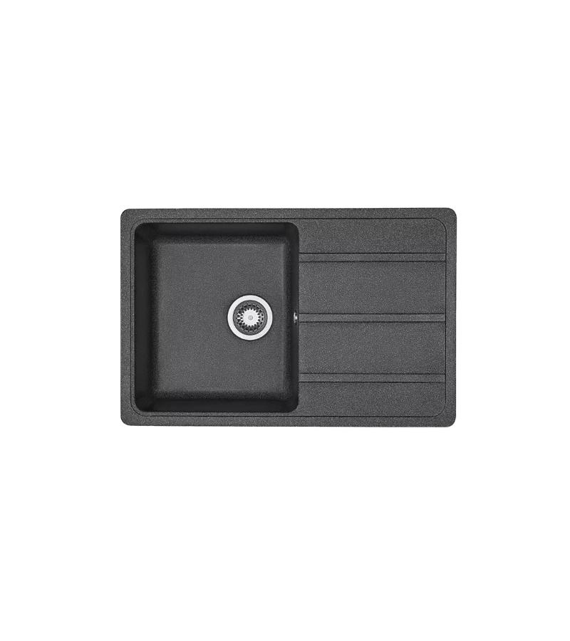 სამზარეულოს ნიჟარა  Аманда ფერი Графит მწარ. AQUATON