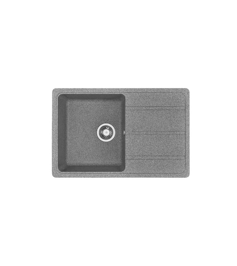 სამზარეულოს ნიჟარა  Аманда ფერი Серый მწარ. AQUATON