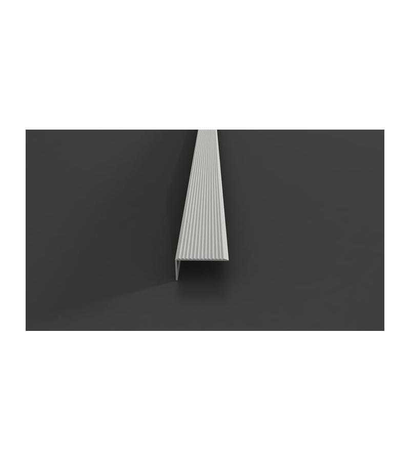 Aluminum corner corrugated SMT-1107 22mm 2.7m matte black. SAMET