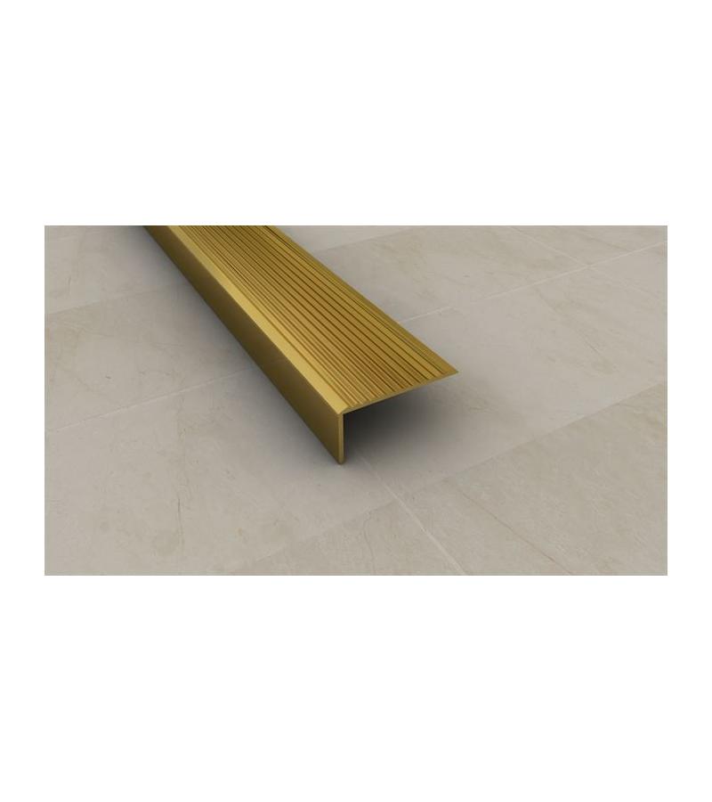 Aluminum corner corrugated SMT-1107 22mm 2.7m golden bitter. SAMET