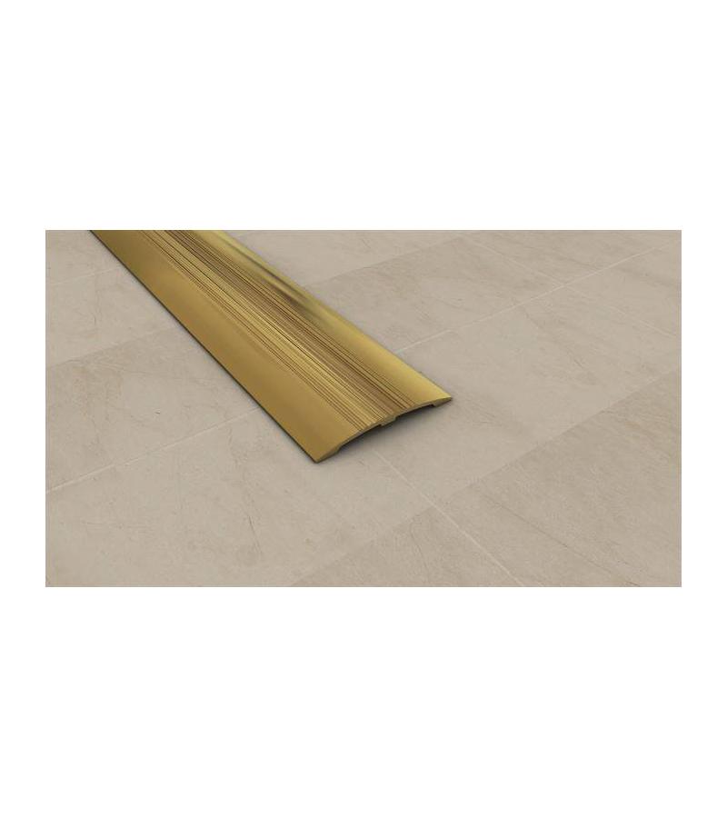 Laminate cover aluminum corrugated SMT-1123 38mm 2.7m golden brown. SAMET