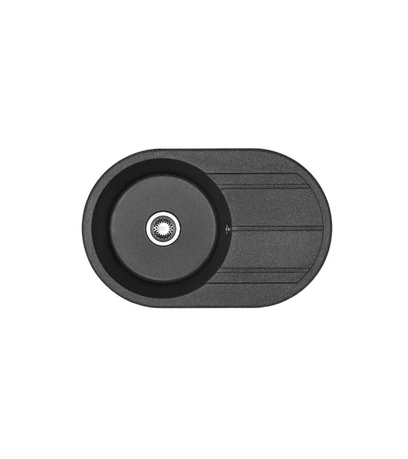 სამზარეულოს ნიჟარა Амира ფერი Графит მწარ. AQUATON