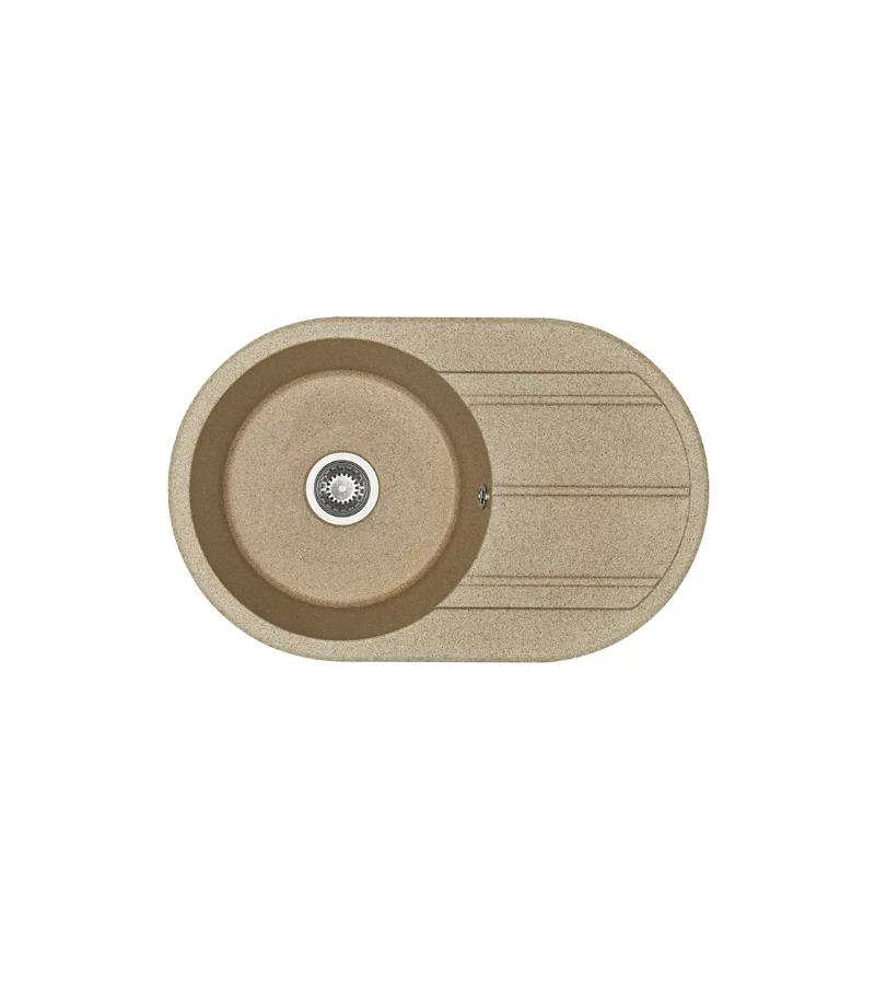 სამზარეულოს ნიჟარა Амира ფერი Песочный მწარ. AQUATON