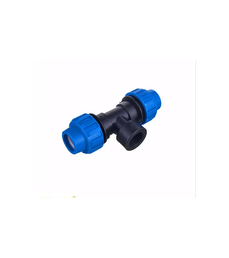 Polyethylene three-cap Q-25*3/4 mm with internal screw MODUS