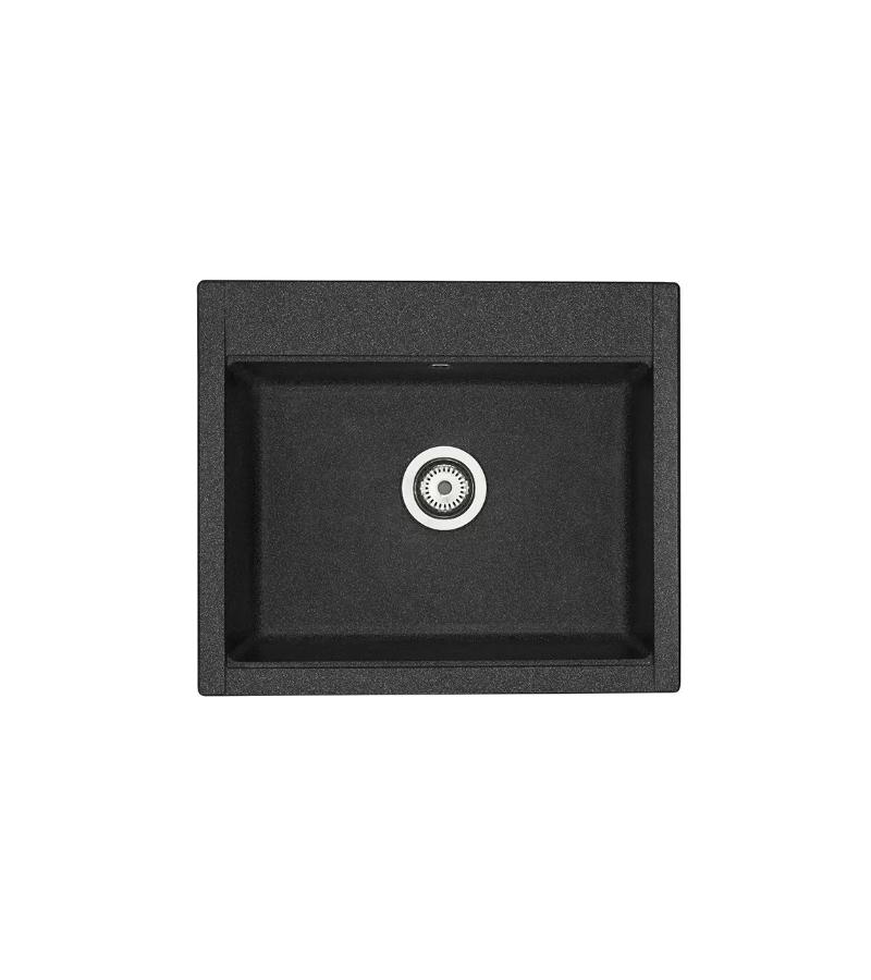 სამზარეულოს ნიჟარა Делия 60 ფერი Графит მწარ. AQUATON