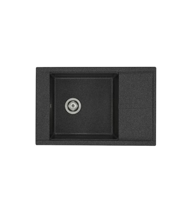 სამზარეულოს ნიჟარა Делия 78 ფერი Графитг მწარ. AQUATON