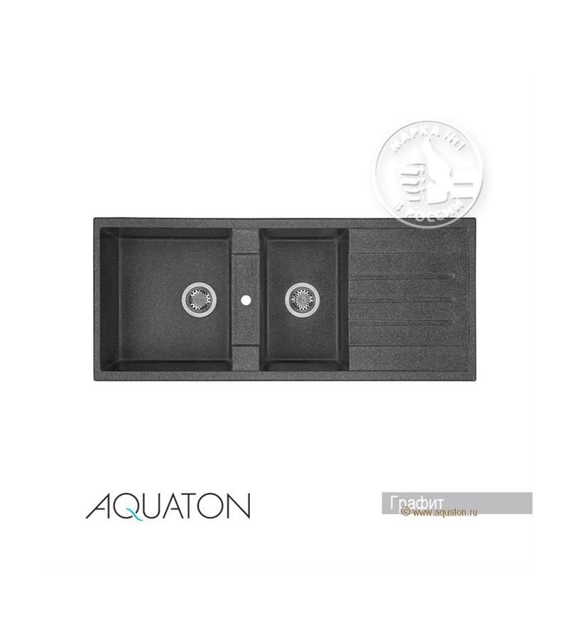 Кухонная мойка ТОРИНА, 2 шт., цвет Графит
