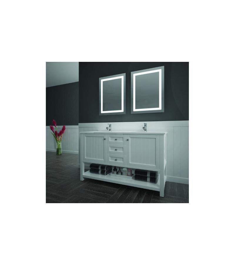 სარკე  LED  QUENN  განათებით  50*70  LD-1011   მწარ.  ROKO 