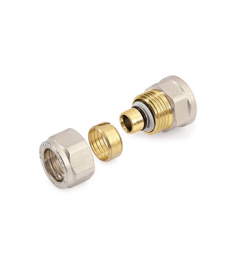 Внутренний винт из латуни Куро. 20x1/2 Система Компр. ОБЩАЯ ФИТИНГА ИТАЛИЯ