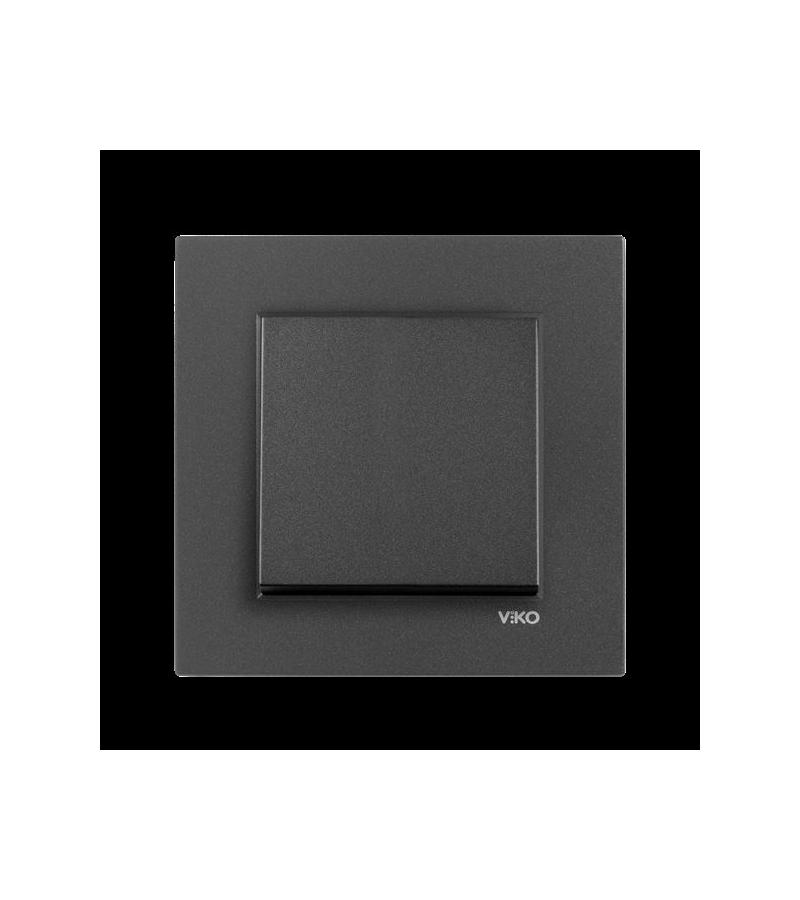 გადამრთველი VIKO Novella Fume 1-ნი შავი