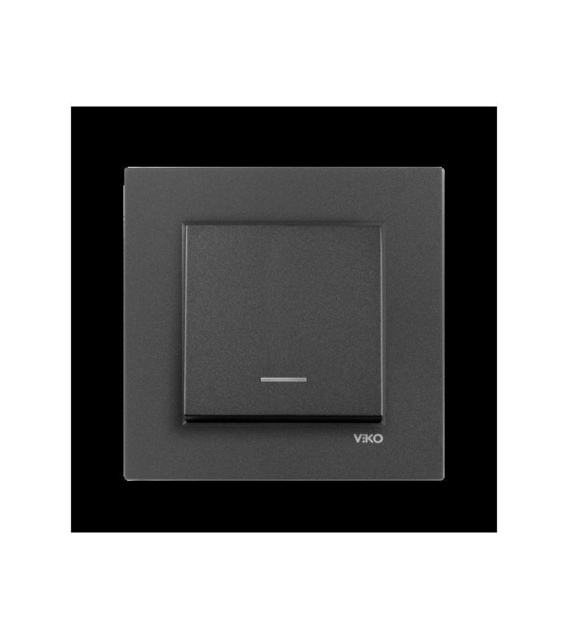 Switch VIKO Novella Fume with lights 1 black