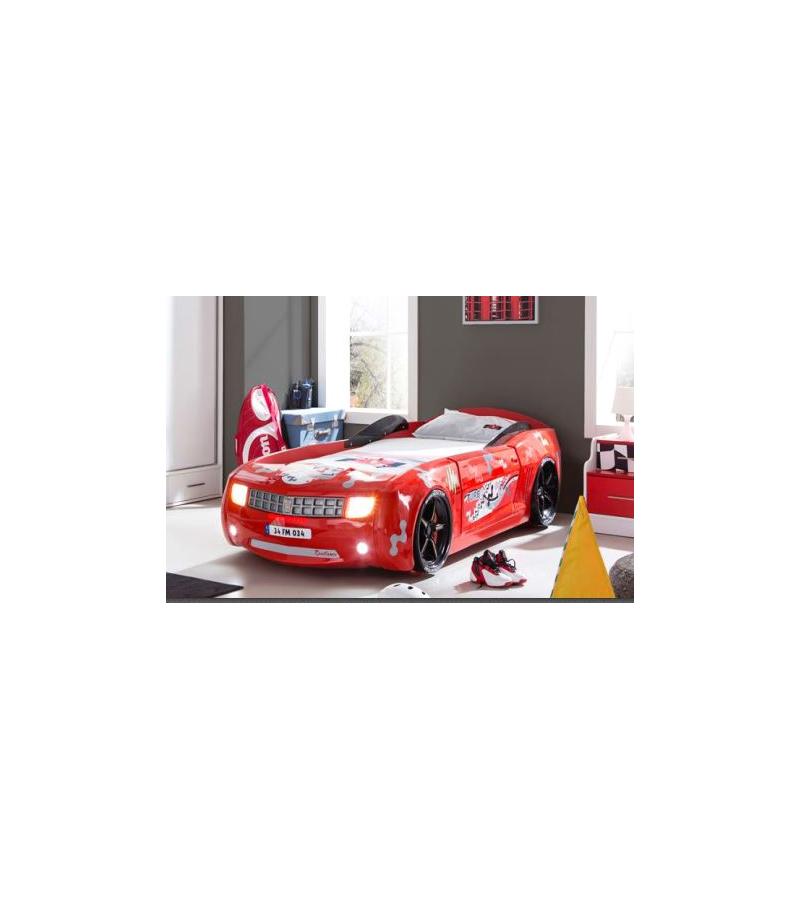 საბავშვო საწოლი მანქანა  CAMARO  ფერი. KIRMIZI    მწარ. MUSVENUS