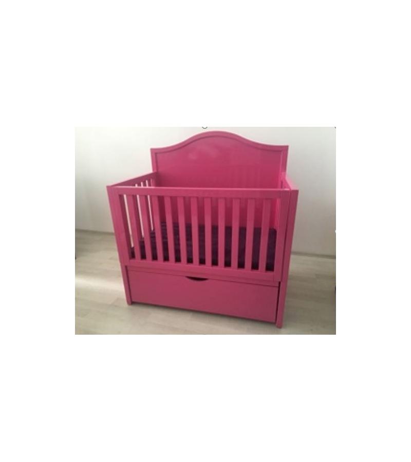 საბავშვო საწოლი მატრასით  TIGRE  ზომა. 70*120 სმ  ფერი. PEMBE   მწარ. OTTO